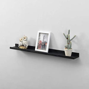 Homme Concept - 48/ 80 cm, Set of 2 Photo Shelf, Wall Picture Shelves, Floating Shelves, Display Shelf, Picture Ledges, Wall Shelves Decor for Bedroom, Living Room, Kitchen, Bathroom