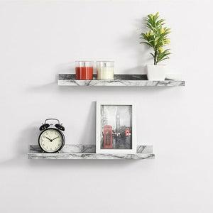 Homme Concept - 48/ 80 cm, Set of 2 Photo Shelf, Wall Picture Shelves, Floating Shelves, Display Shelf, Picture Ledges, Wall Shelves Decor for Bedroom, Living Room, Kitchen, Bathroom